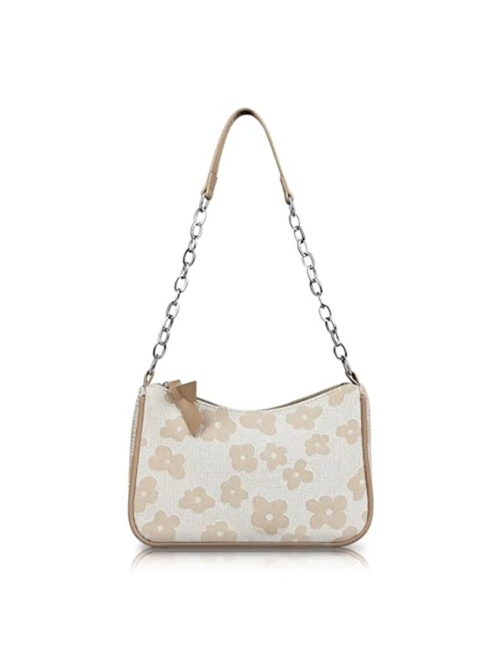 Small Shoulder Bag, Shoulder Bag Purse Shoulder Handbag with Embroidery Pattern